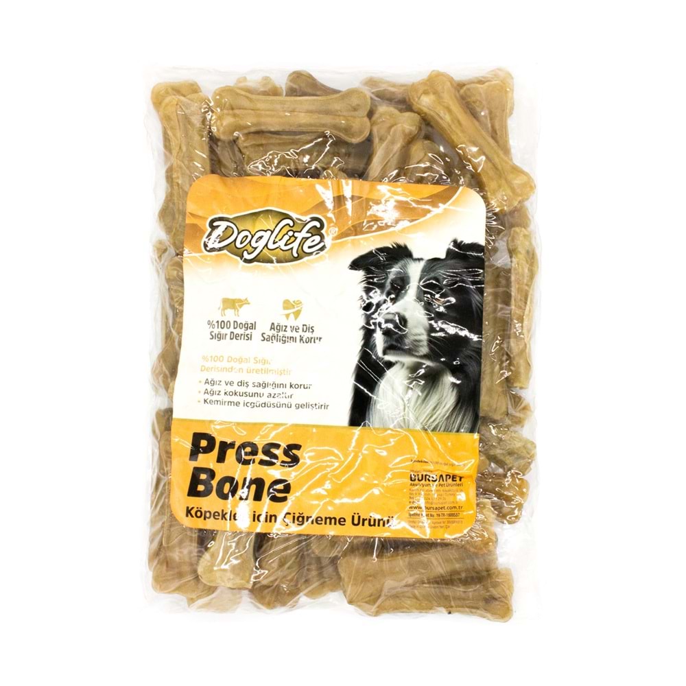201182-DOGLİFE PRESS KEMİK NATUREL 30GR/AD. 50Lİ