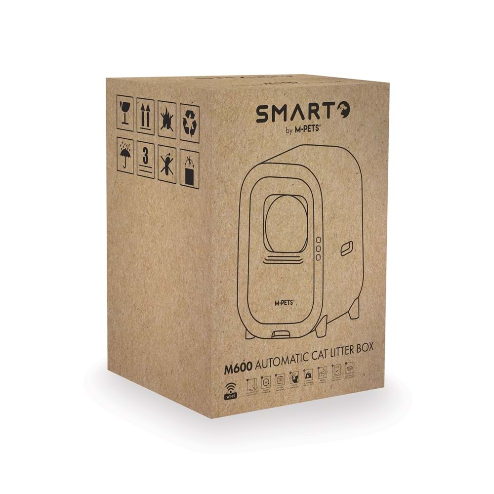 20119401 M-PETS SMARTO M600 OTOMATİK KEDİ TUVALETİ