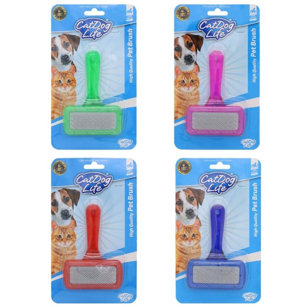 201481-CAT/DOGLİFE KEDİ ve KÖPEKLER İÇİN TELLİ FIRÇA FOSFORLU