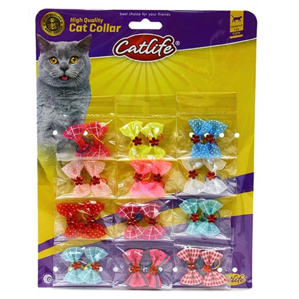 201692-CAT/DOGLİFE KEDİ ve KÖPEK İÇİN TOKA 24LÜ MİX COLOR