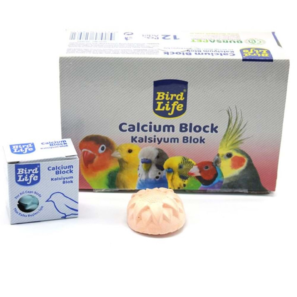 BİRDLİFE KALSİYUM BLOCK 12Lİ PAKET