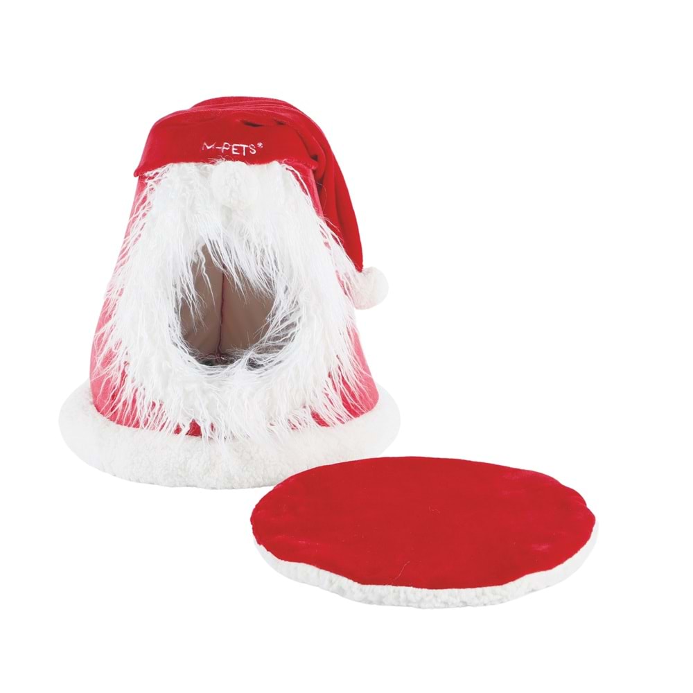 20304199 M-PETS CHRISTMAS KEDİ EVİ RED