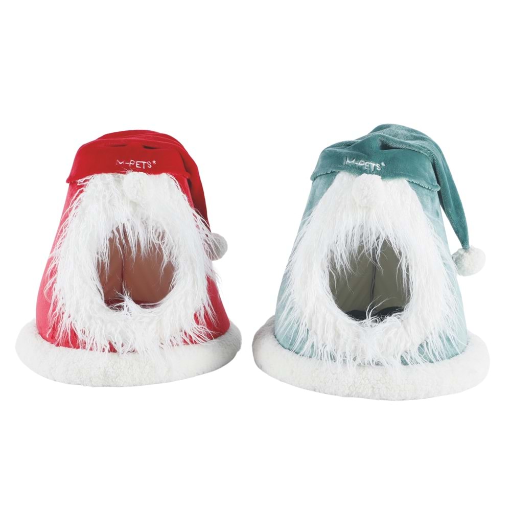 20304199 M-PETS CHRISTMAS KEDİ EVİ RED