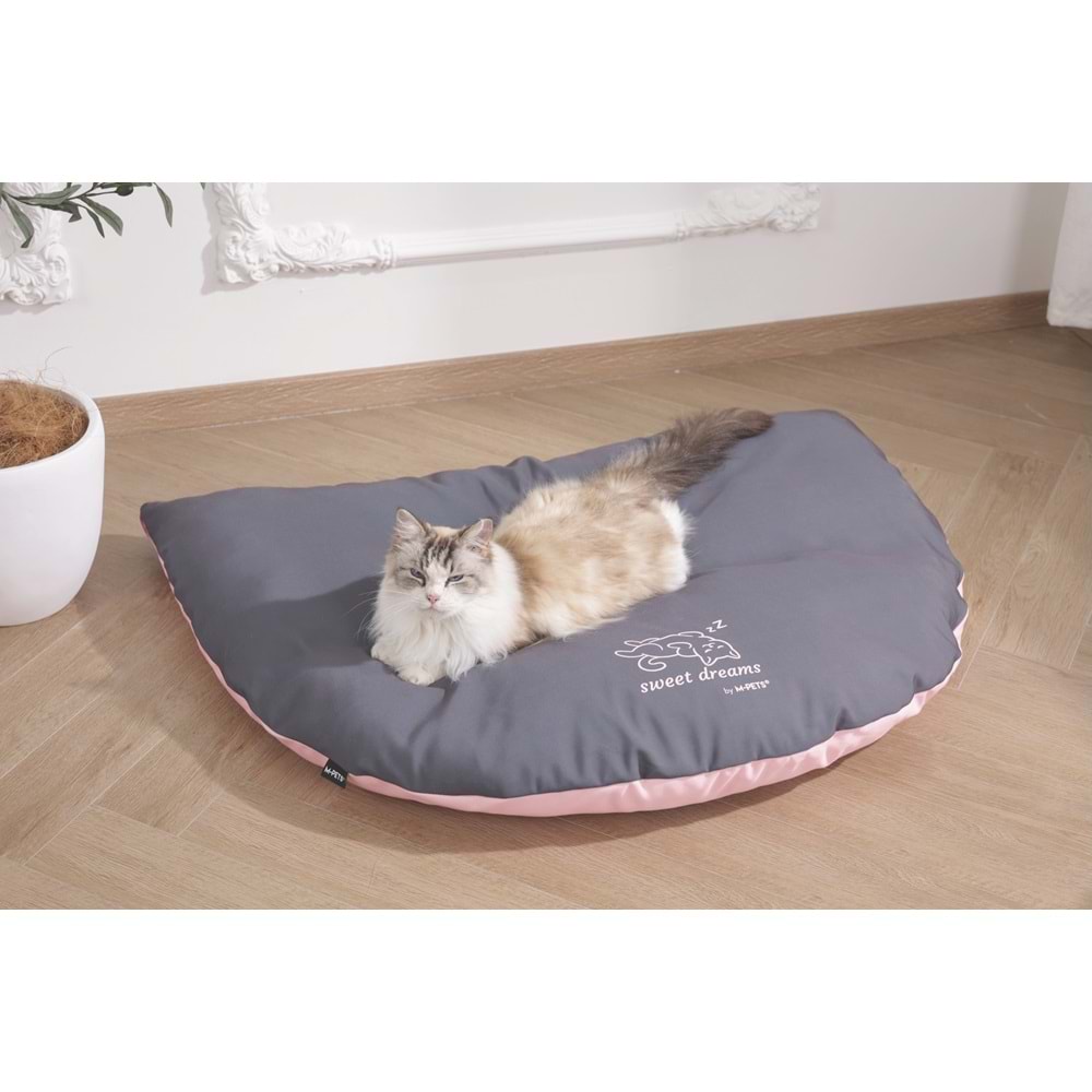 20304399 M-PETS SWEET DREAMS ÜÇGEN YATAK PİNK/GREY