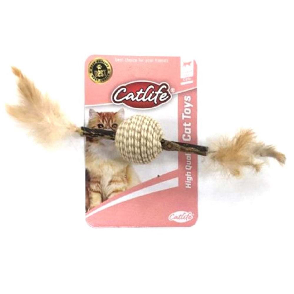 203107-CATLİFE KEDİLER İÇİN TÜYLÜ TOP