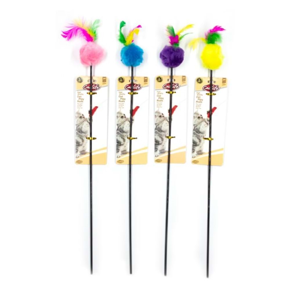 203597-CATLİFE KEDİLER İÇİN OYUNCAK OLTA 50CM