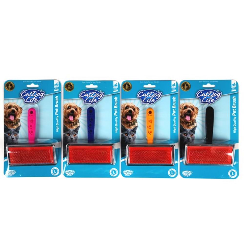 203709-CAT/DOGLİFE KEDİ ve KÖPEKLER İÇİN TELLİ FIRÇA (L)