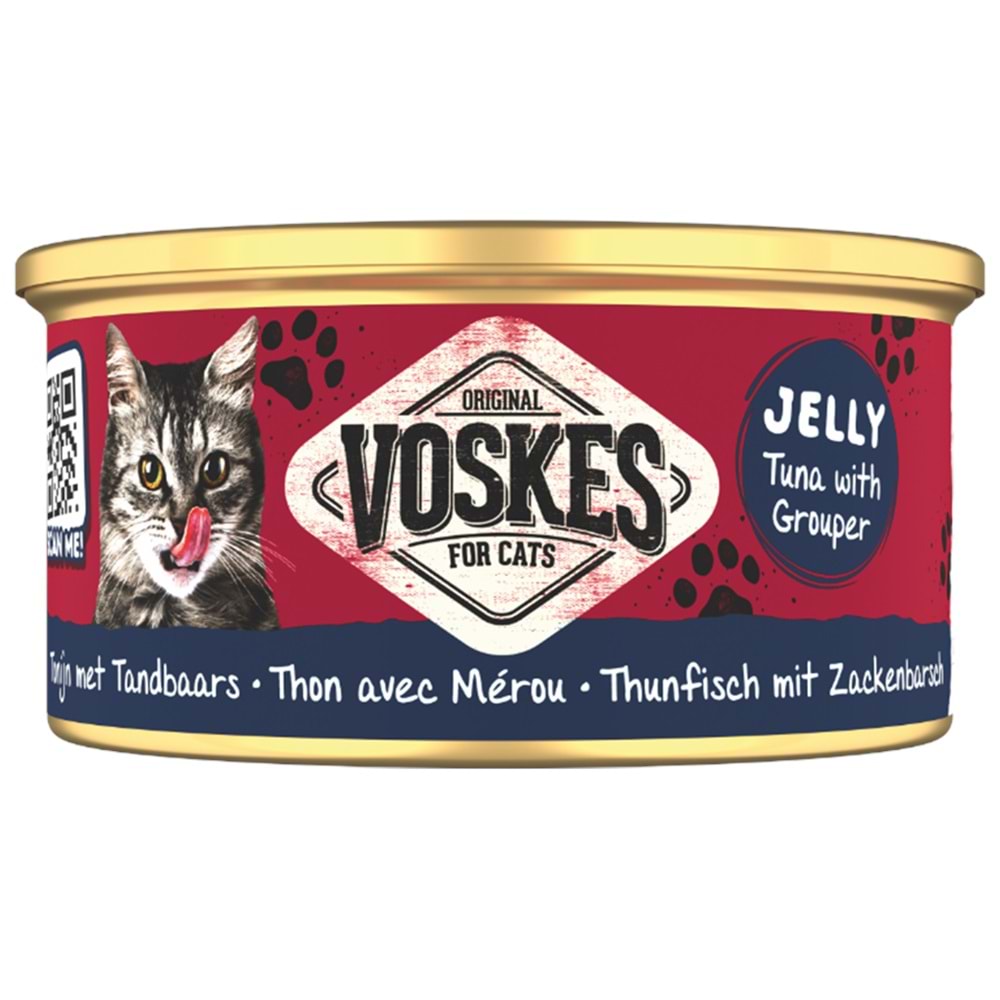 20374-VOSKES TON BALIĞI ve ORFOZ KEDİ KONSERVESİ 85GR 24LÜ