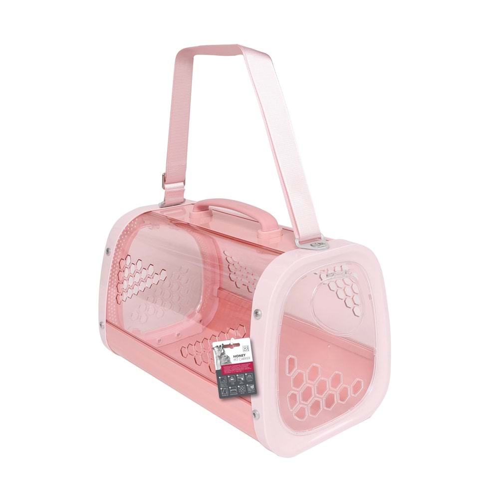 20400399 M-PETS HONEY KEDİ ve KÖPEKLER İÇİN TAŞIMA ÇANTASI PİNK