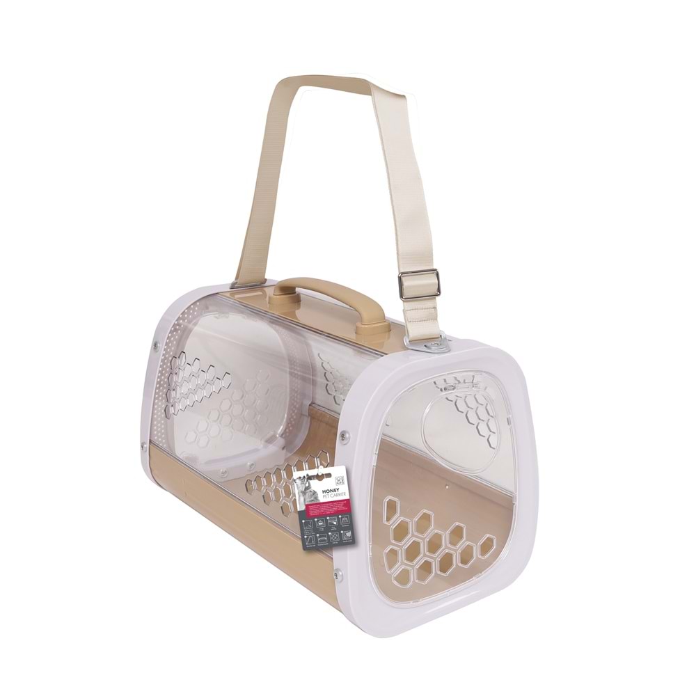 20400599 M-PETS HONEY KEDİ ve KÖPEKLER İÇİN TAŞIMA ÇANTASI COFFEE