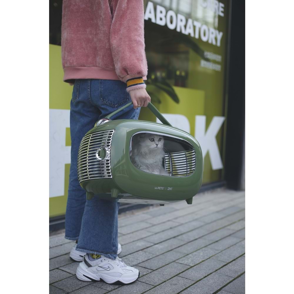 20401299 M-PETS SIXTIES CLASSIC TAŞIMA ÇANTASI BLUE 48X29X30CM