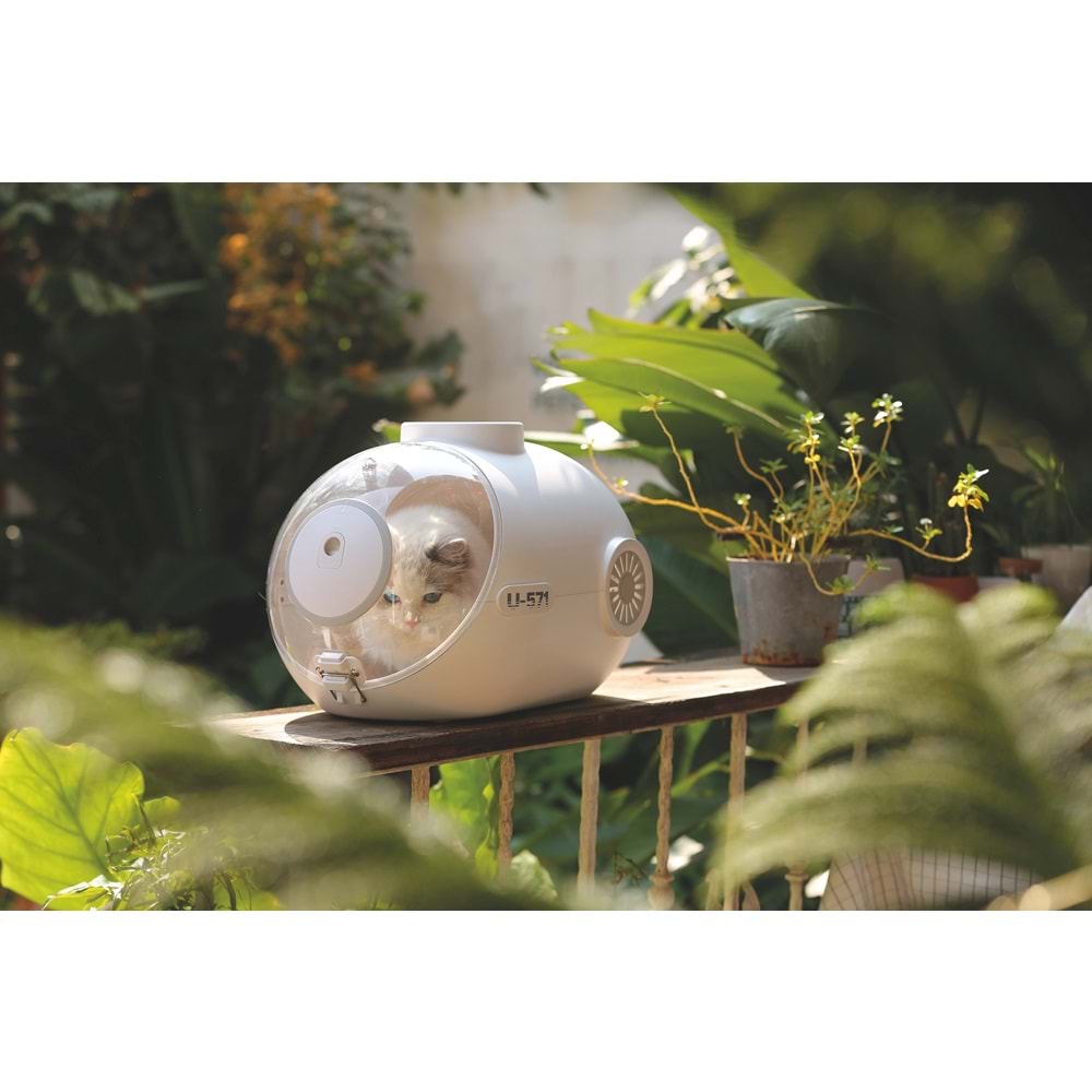 20401999 M-PETS SUBMARINE TAŞIMA ÇANTASI WHİTE 49X32X30CM