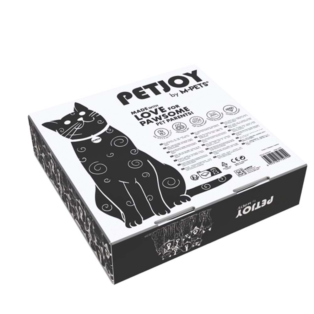 20502199 M-PETS PETJOY PAWSY SERAMİK MAMA KABI WHİTE (S) 100ML