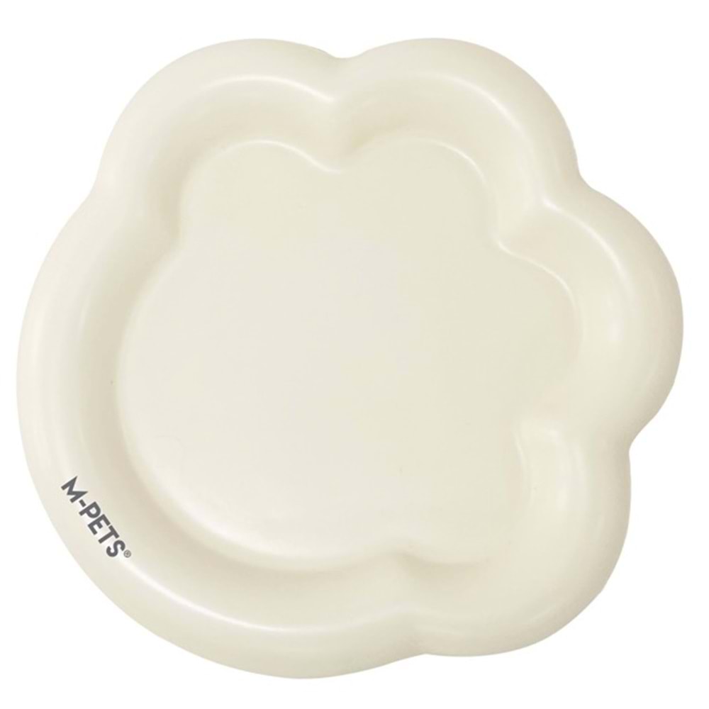 20502199 M-PETS PETJOY PAWSY SERAMİK MAMA KABI WHİTE (S) 100ML