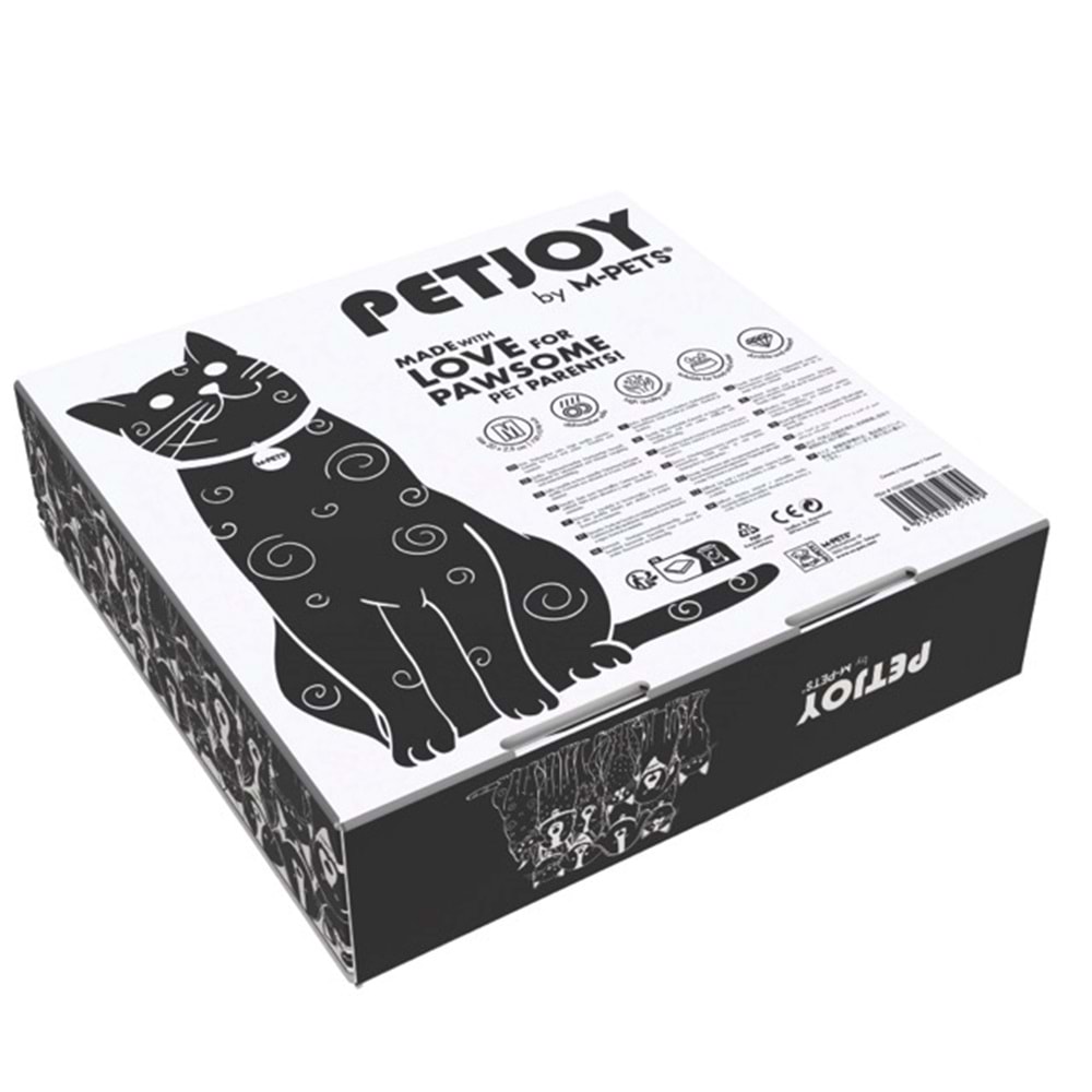 20502299 M-PETS PAWSY SERAMİK MAMA KABI WHİTE 175ML