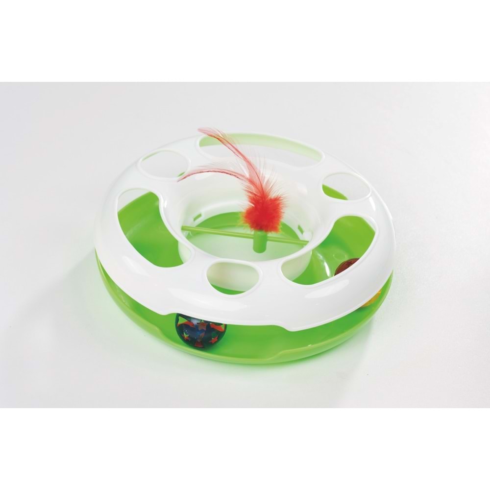 20600099 M-PETS DISCUS KEDİLER İÇİN PLASTİK OYUN ÇENBERİ TOPLU