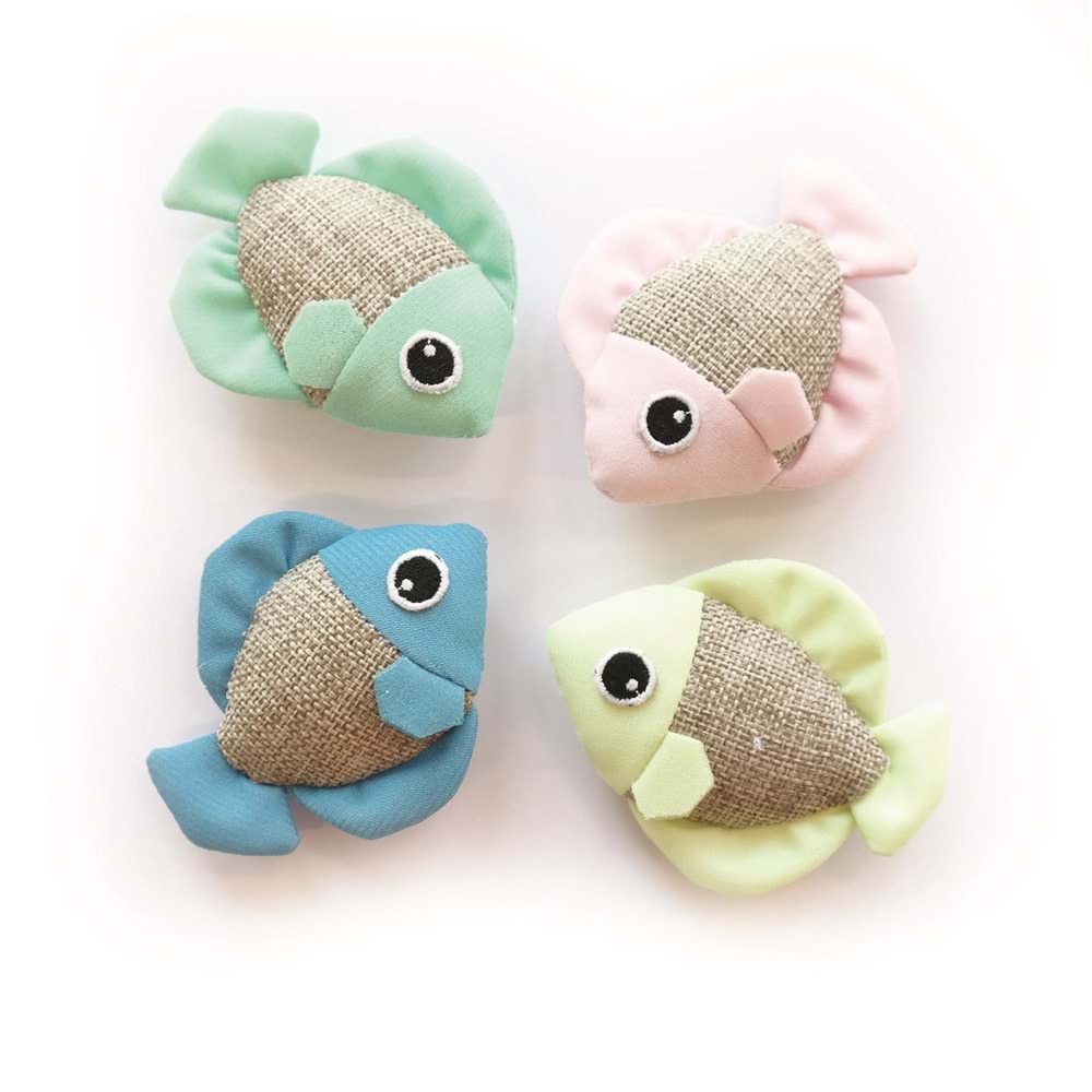 20600799 M-PETS FISH KEDİ OYUNCAĞI MİX COLOR