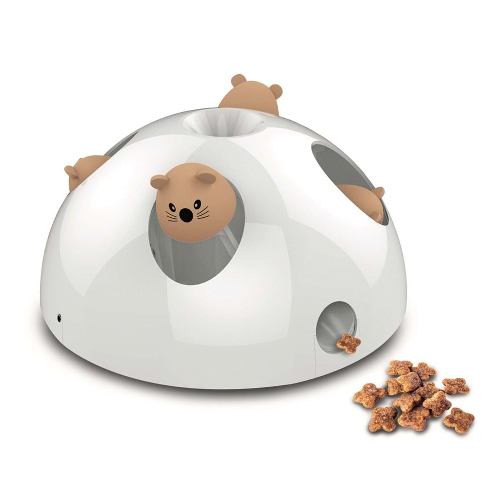 20601901 M-PETS CATCH THE MOUSE ELECTRONİC KEDİ OYUNCAĞI WHİTE