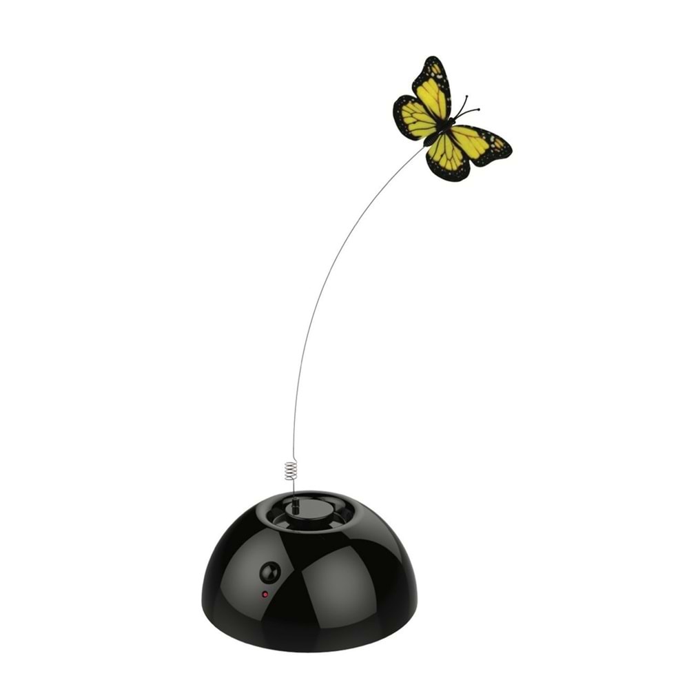20616908 M-PETS DANCING BUTTERFLY İNTERAKTİF KEDİ OYUNCAĞI BLACK