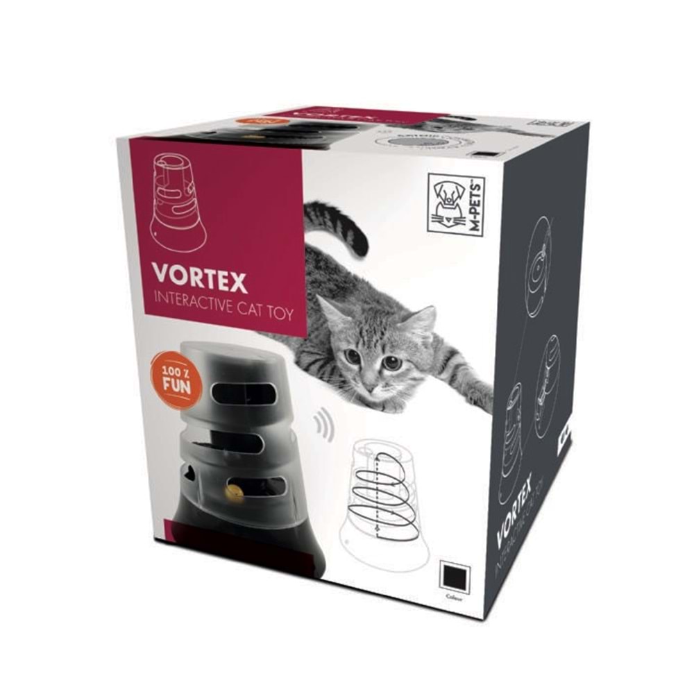 20624399 M-PETS VORTEX ELECTRONİC KEDİ OYUNCAĞI BLACK