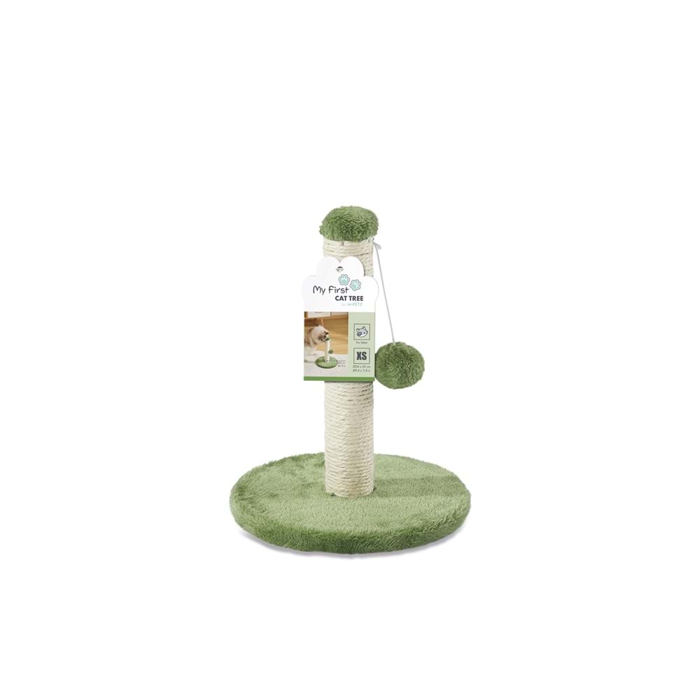 20643099 M-PETS MY FIRST KEDİ TIRMALAMA PONPONLU GREEN