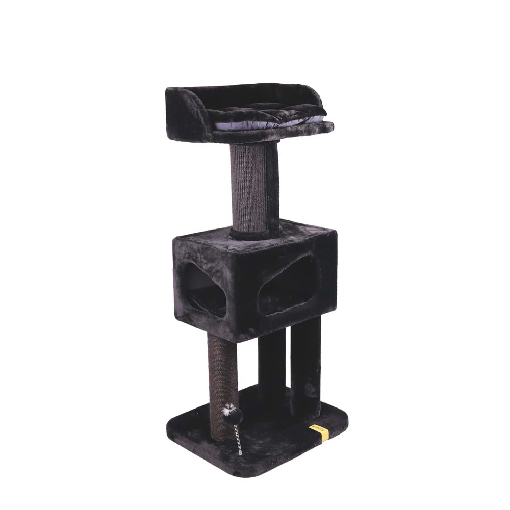 20649008 M-PETS PANTHER PREMİUM HOTEL KEDİ TIRMALAMA BLACK