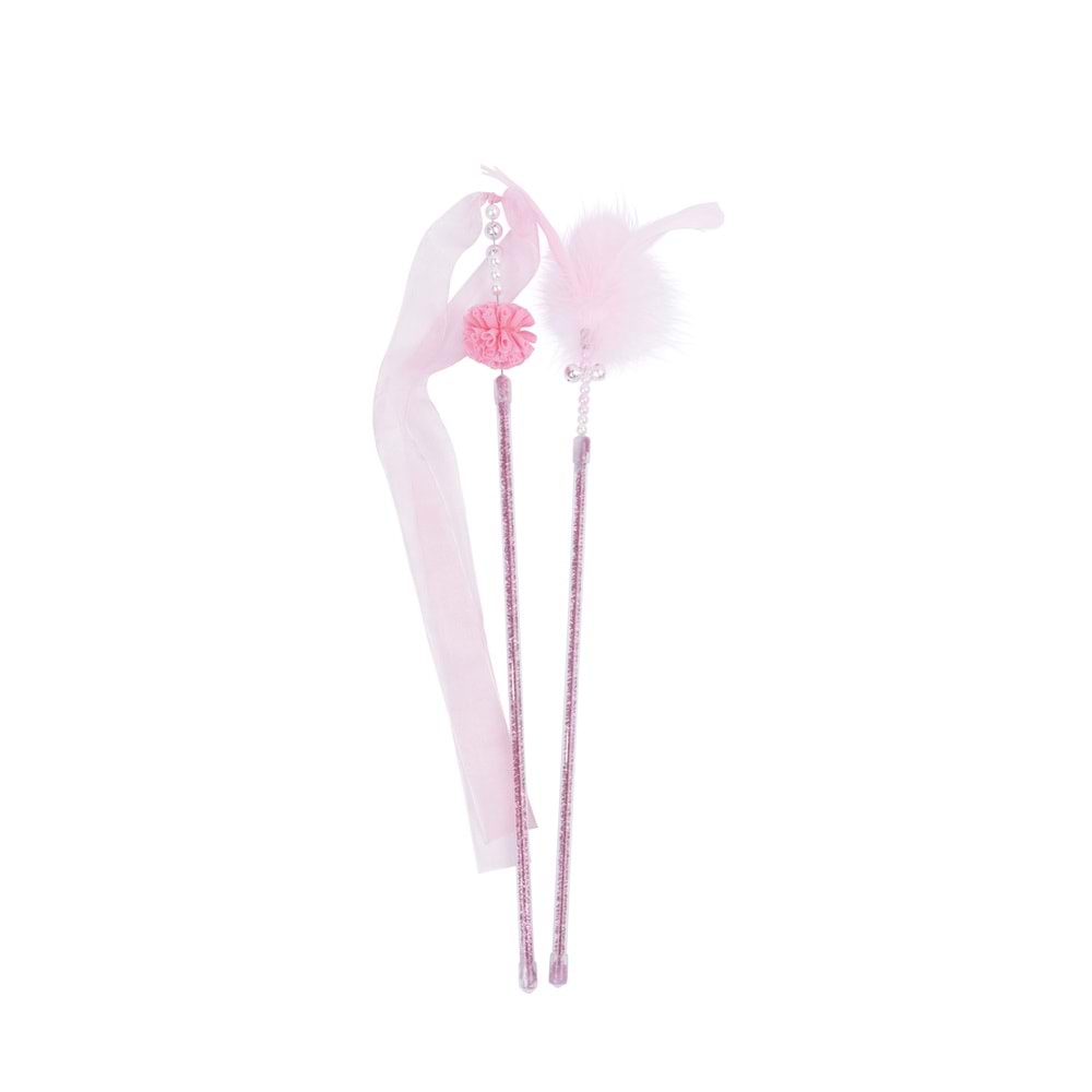 20650599 M-PETS MOONCAT KEDİ OYUNCAĞI OLTA PİNK 2Lİ SET