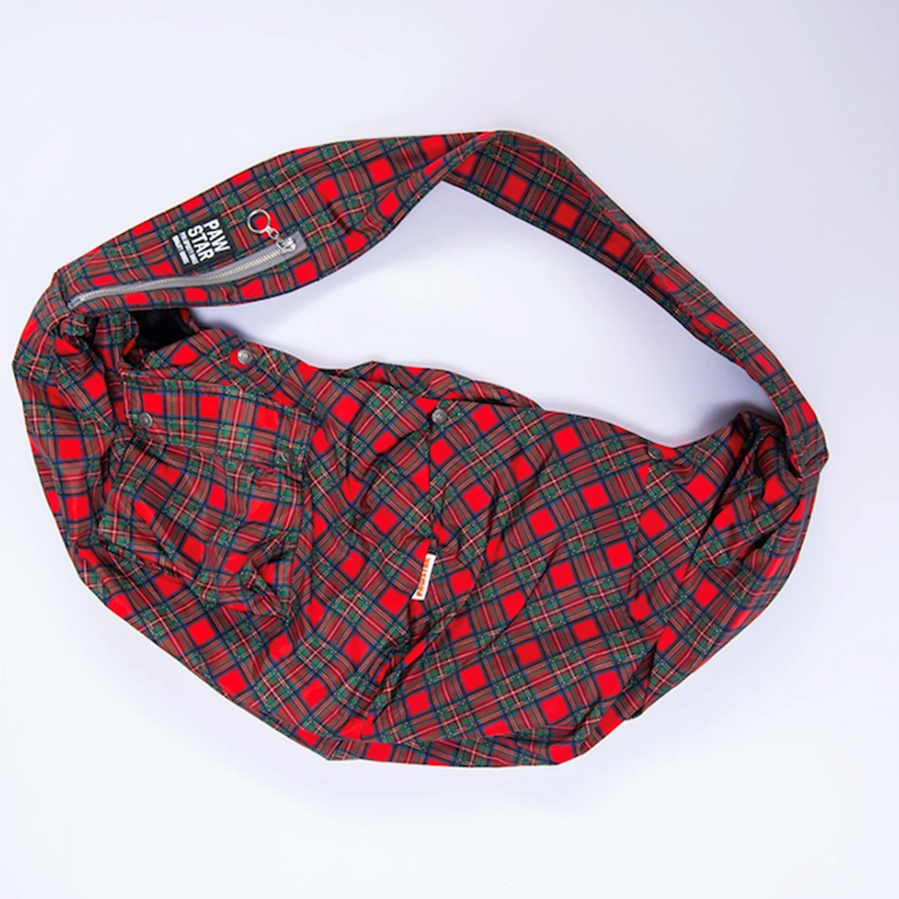 25029-PAWSTAR RED ELGİN PAWS CROSSBODY BAG