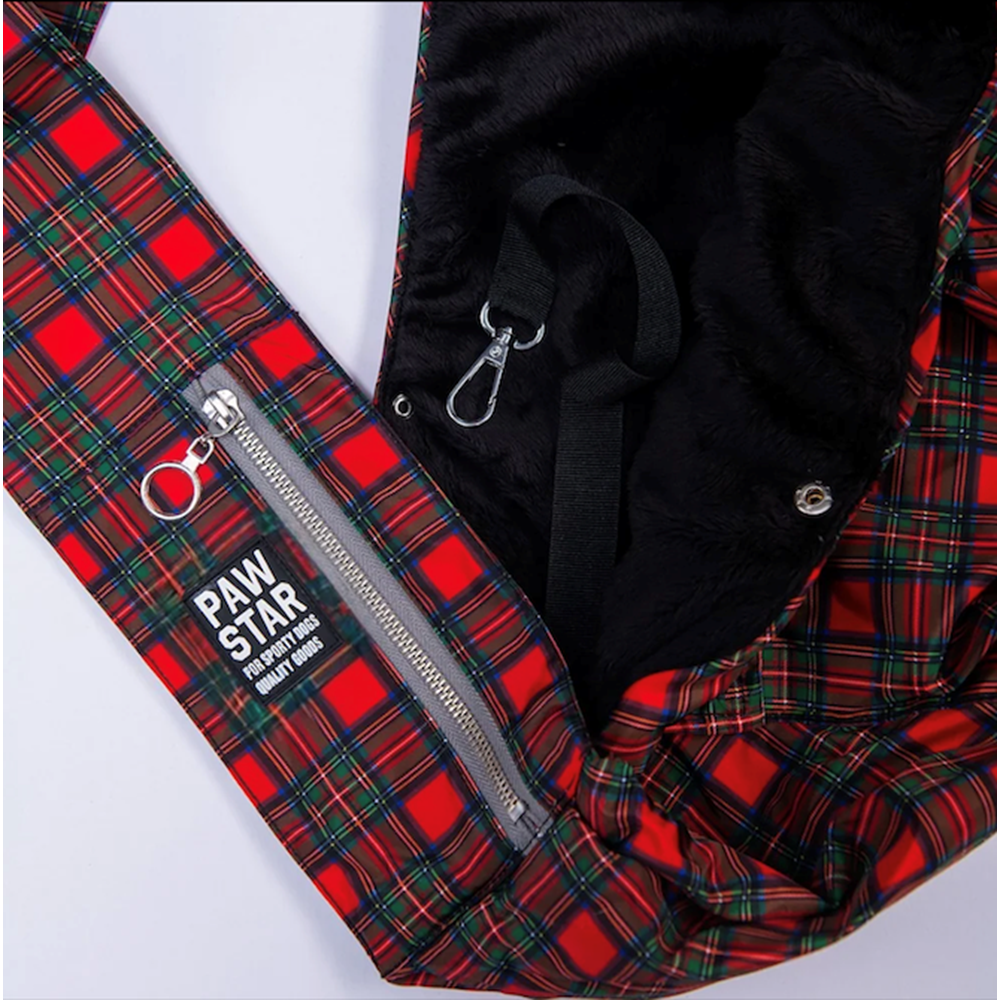 25029-PAWSTAR RED ELGİN PAWS CROSSBODY BAG