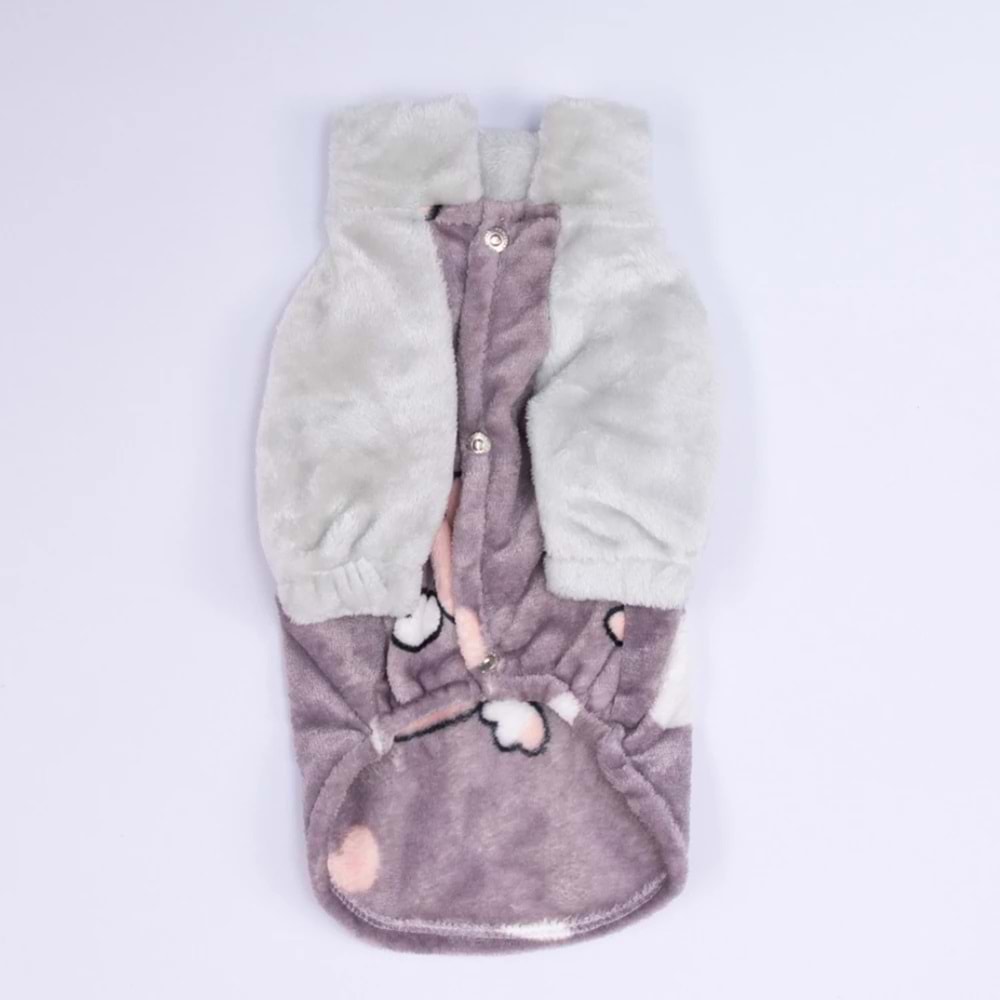 25204-PAWSTAR GRI VERONA KISS CEKET 5Lİ SET M-L-L-XL-2XL