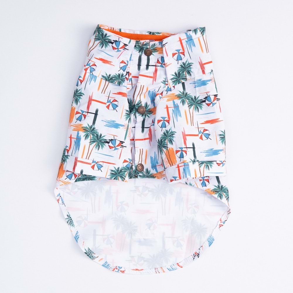 25406-PAWSTAR PALM BEACH DESENLİ GÖMLEK 5Lİ SET (M-L-L-XL-2XL)