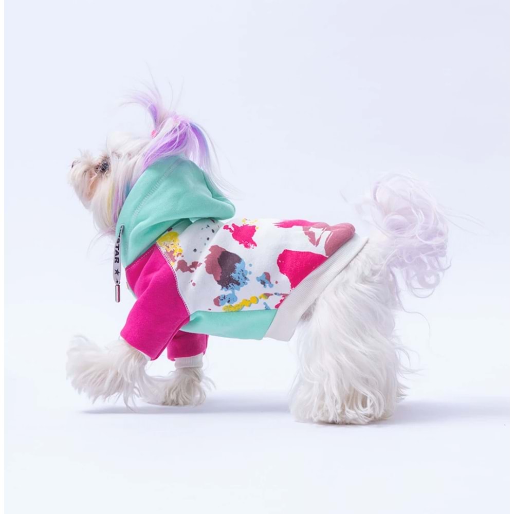25701-PAWSTAR MINT RIO HOODIE 5Lİ SET M-L-L-XL-2XL