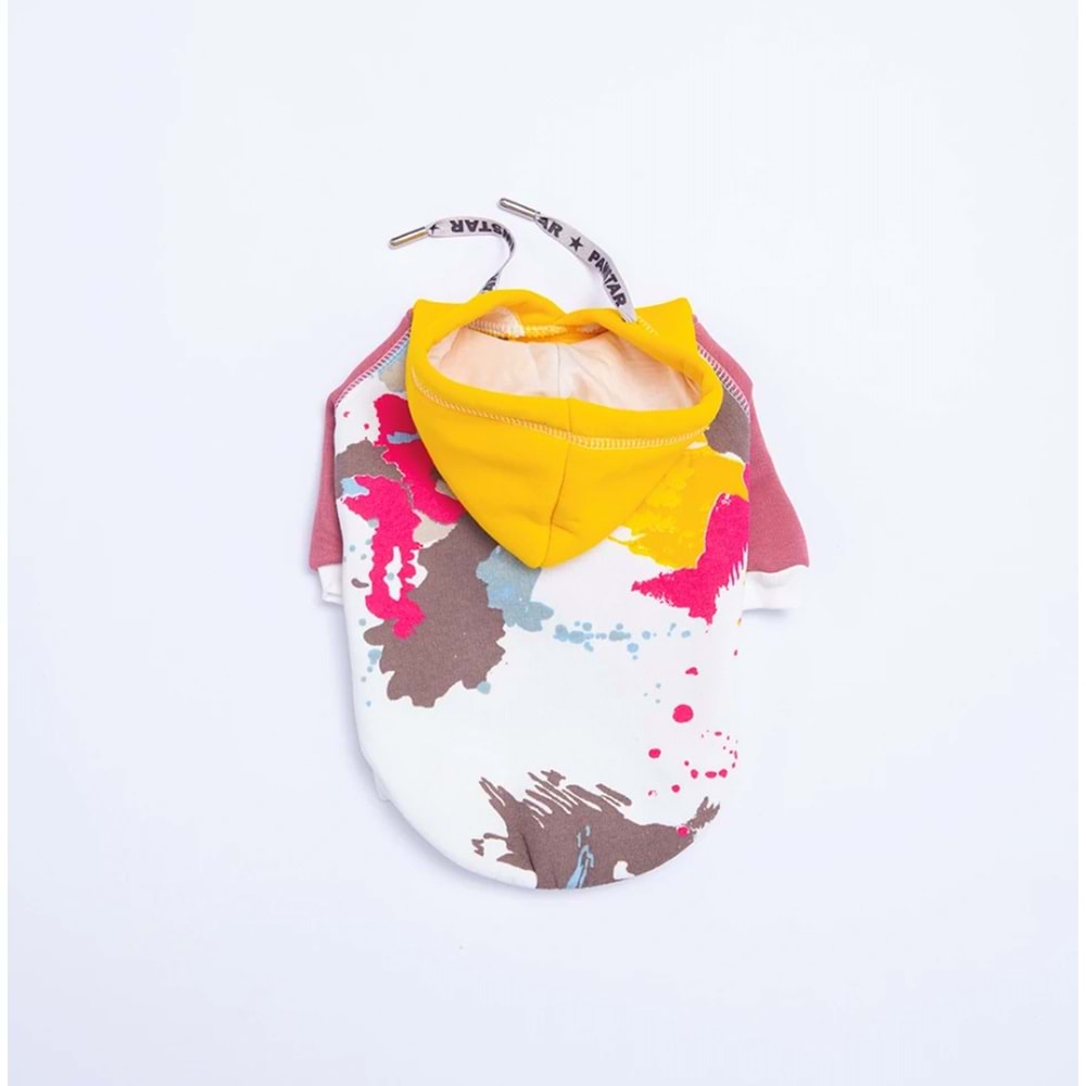 25703-PAWSTAR SARI RIO HOODIE 5Lİ SET M-L-L-XL-2XL