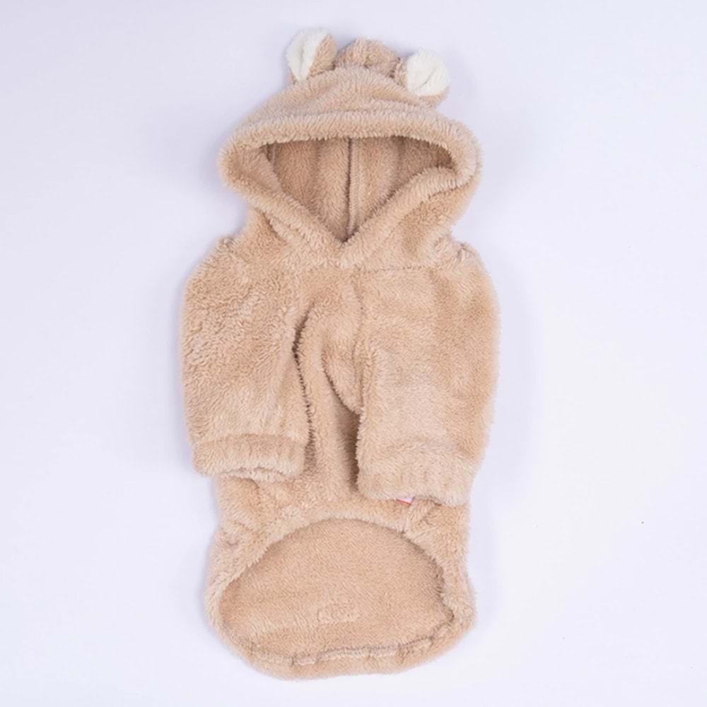 25725-PAWSTAR BEJ LUCCATEDDY HOODIE 5Lİ SET M-L-L-XL-2XL