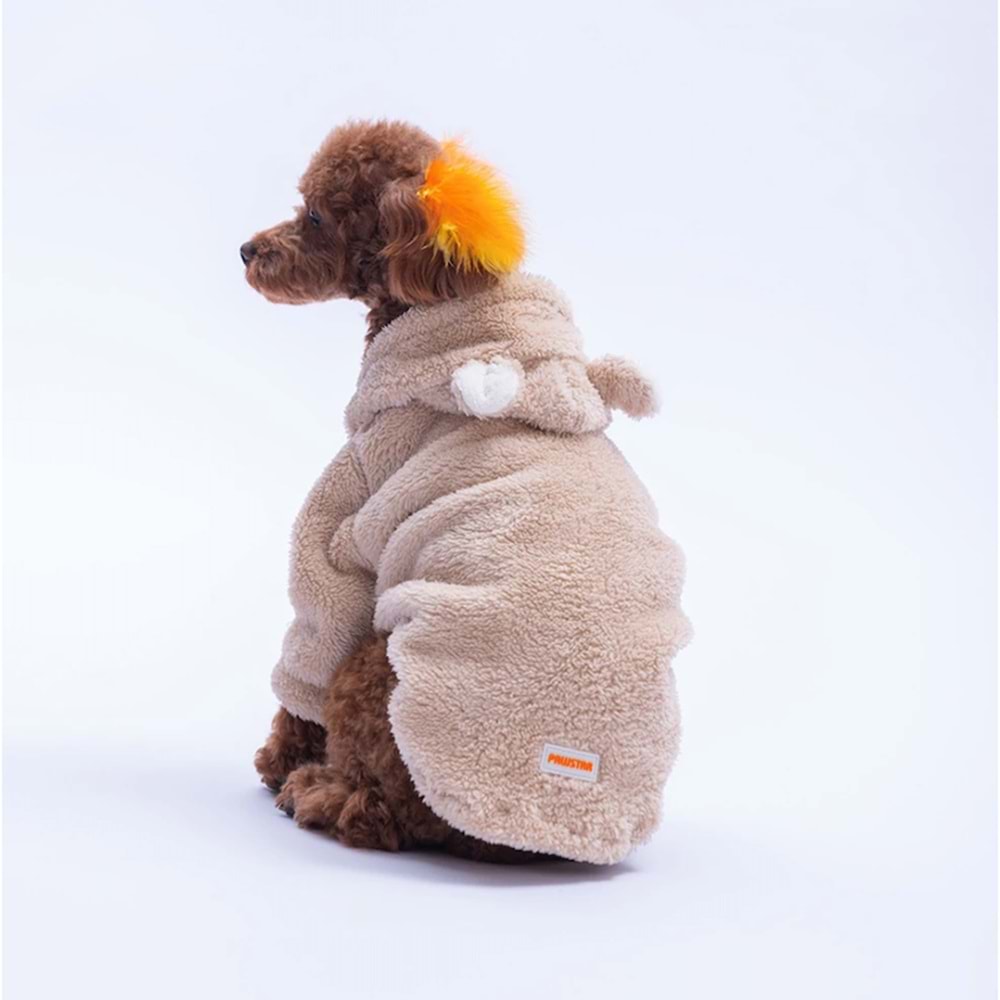 25725-PAWSTAR BEJ LUCCATEDDY HOODIE 5Lİ SET M-L-L-XL-2XL