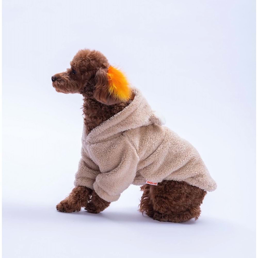 25725-PAWSTAR BEJ LUCCATEDDY HOODIE 5Lİ SET M-L-L-XL-2XL