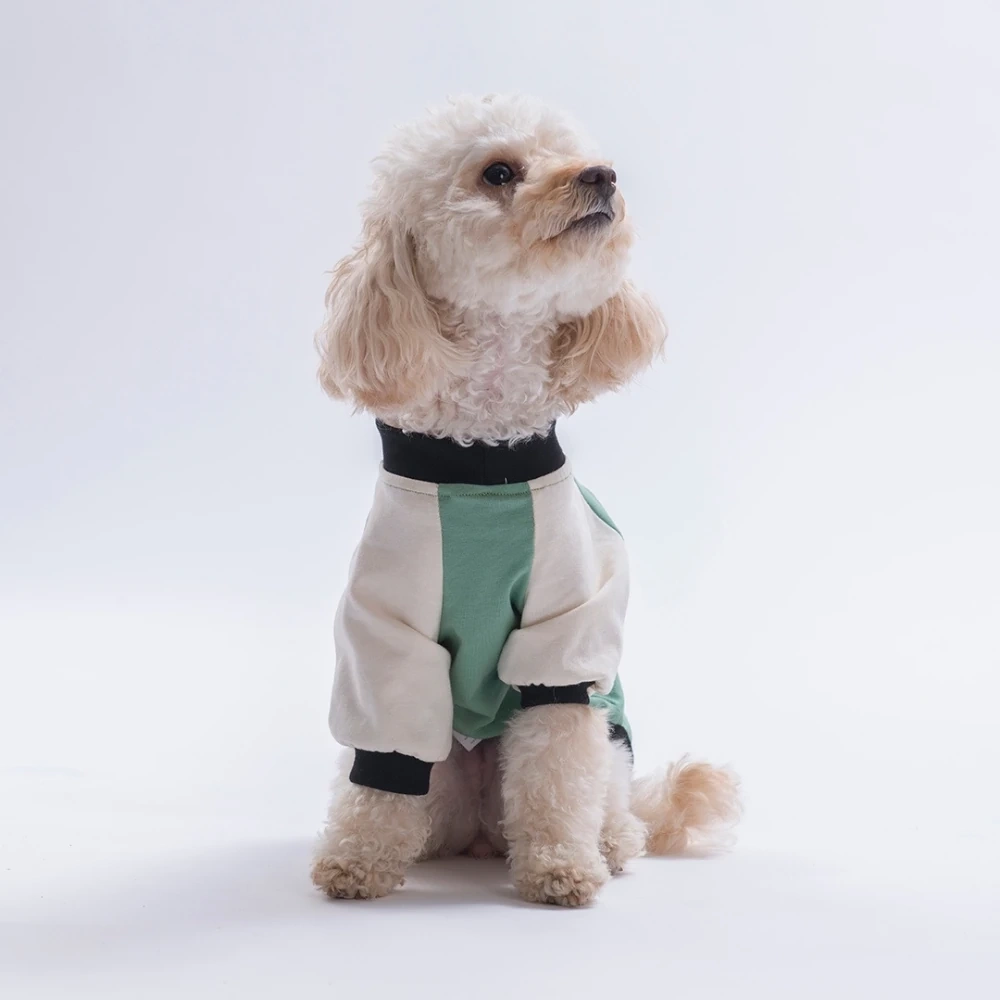 26717-PAWSTAR YEŞİL BABY TEDDY SWEAT 5Lİ SET (M-L-L-XL-2XL)