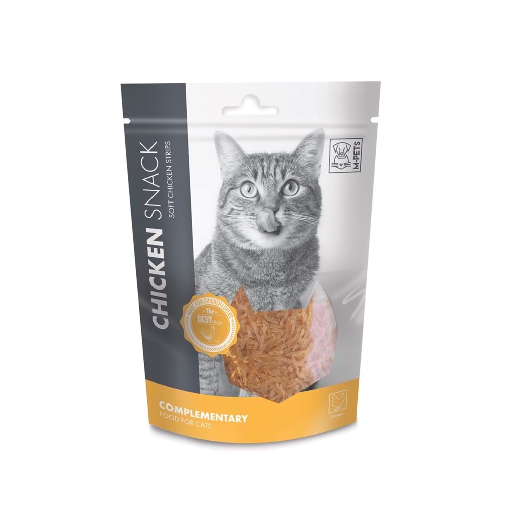 29010015 M-PETS SOFT CHICKEN STRIPS KEDİ ÖDÜLÜ 80GR