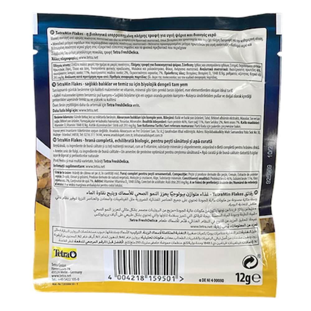 159501-TETRAMİN FLAKES 12GR
