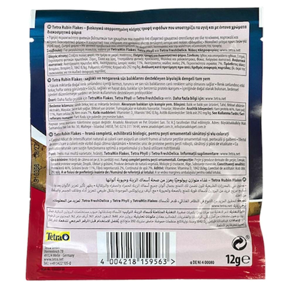 159563-TETRARUBİN FLAKES 12GR