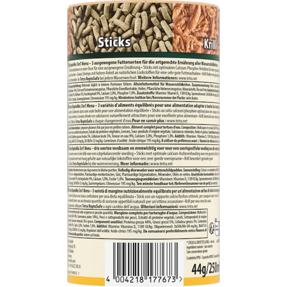 709434-TETRA REPTOMİN 3İN1 MENU 250ML