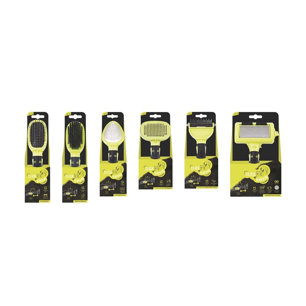 60107399 M-PETS CLICK AND GROOM KEDİ ve KÖPEK KIL FIRÇA