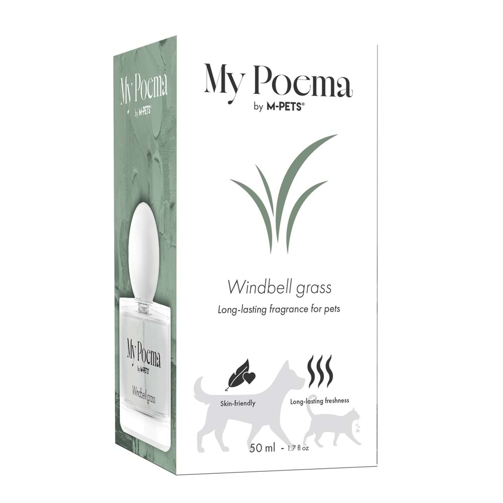 60112499 M-PETS MY POEMA WİNDBELL GRASS KEDİ ve KÖPEK PARFÜMÜ 50ML