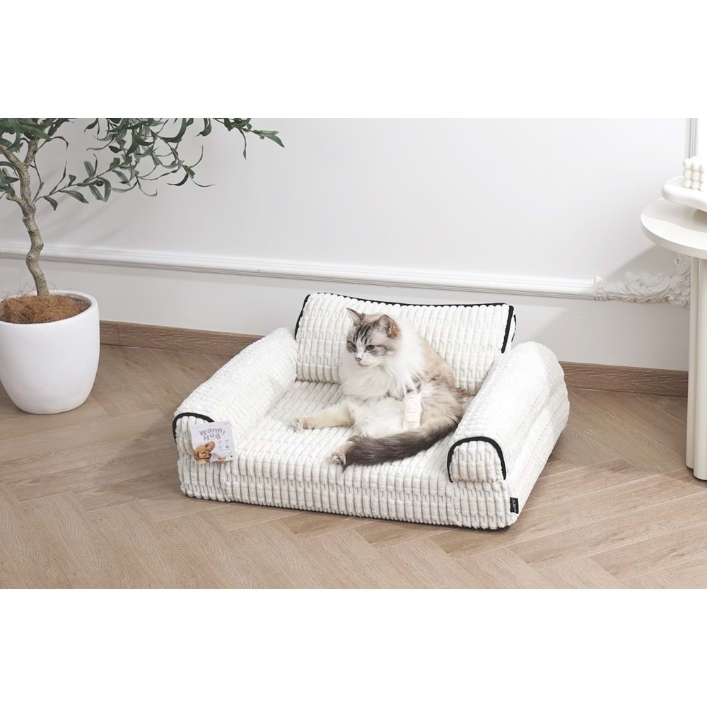 60302199 M-PETS WARM HUG KOLTUK YATAK (M) WHİTE