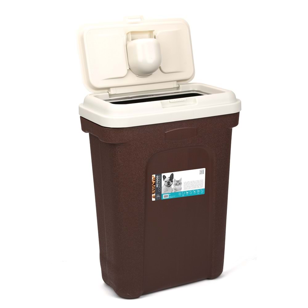 60500114 M-PETS CONTAINER MAMA SAKLAMA KOVASI 11,8KG BROWN