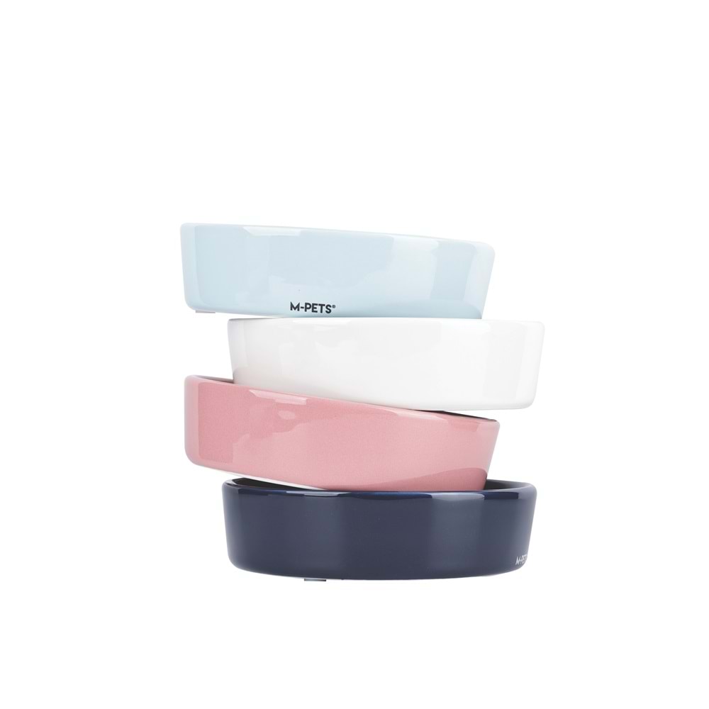 60531907 M-PETS SERENE ROSE SERAMİK YAVAŞ YEME MAMA KABI 300ML PİNK