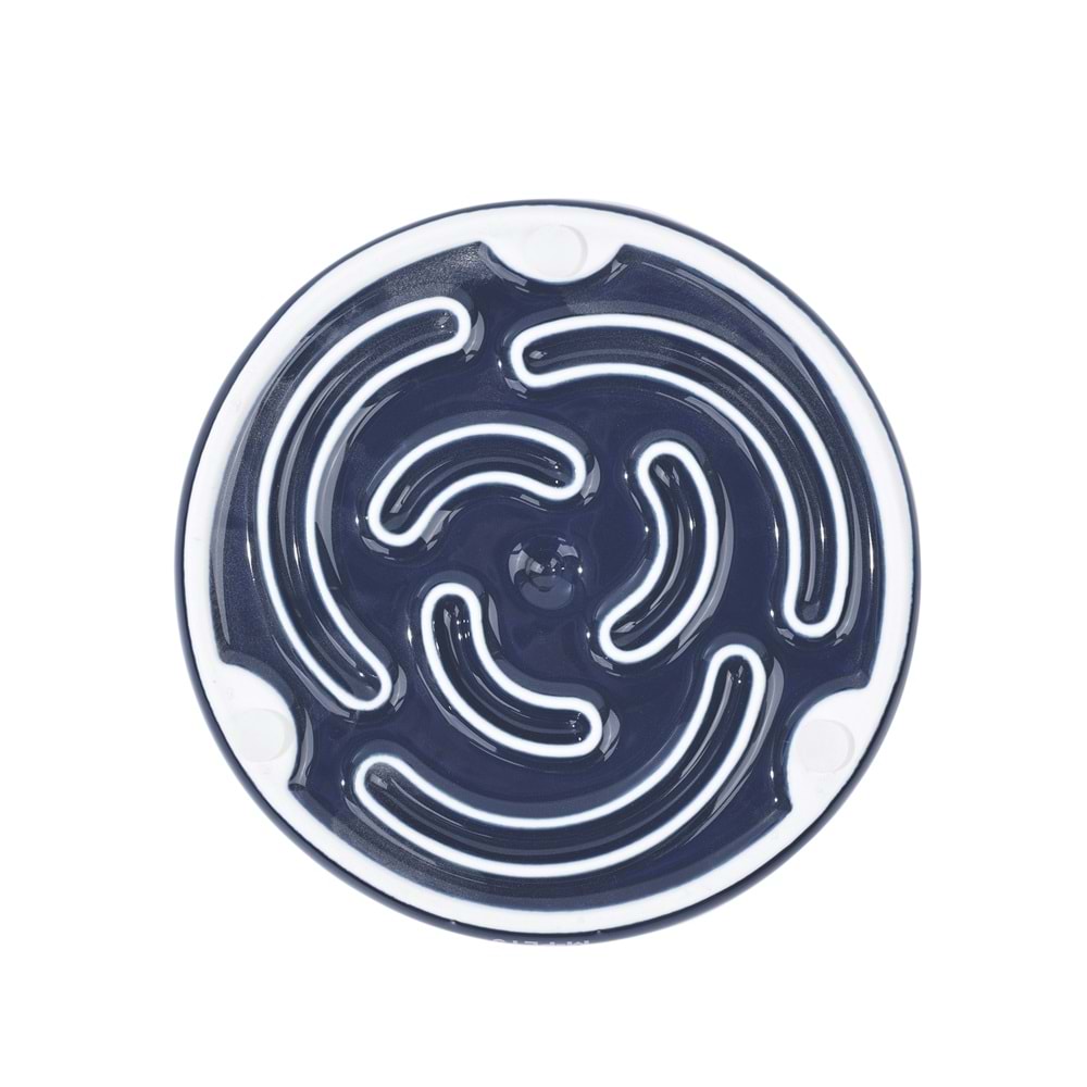 60532117 M-PETS SERENE ROSE SERAMİK YAVAŞ YEME MAMA KABI 300ML DARK BLUE