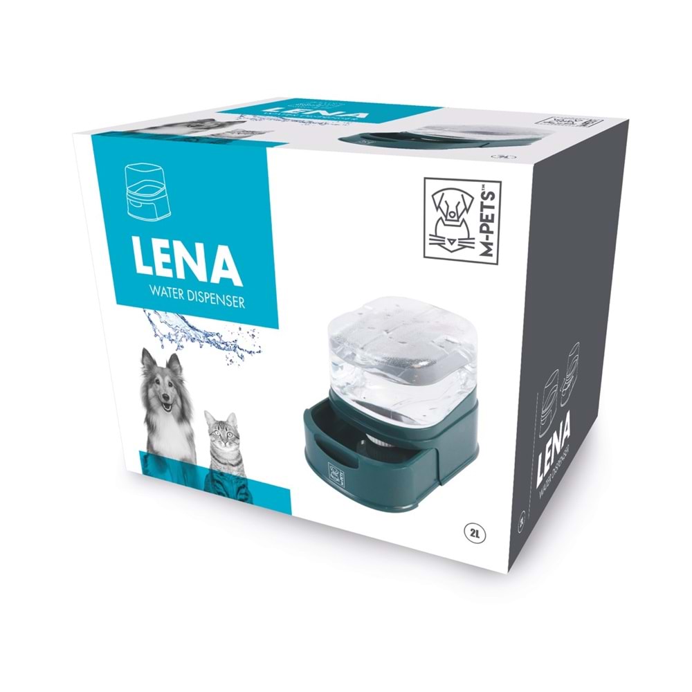 60560599 M-PETS LENA ÇEKMEÇELİ SU KABI 2000ML