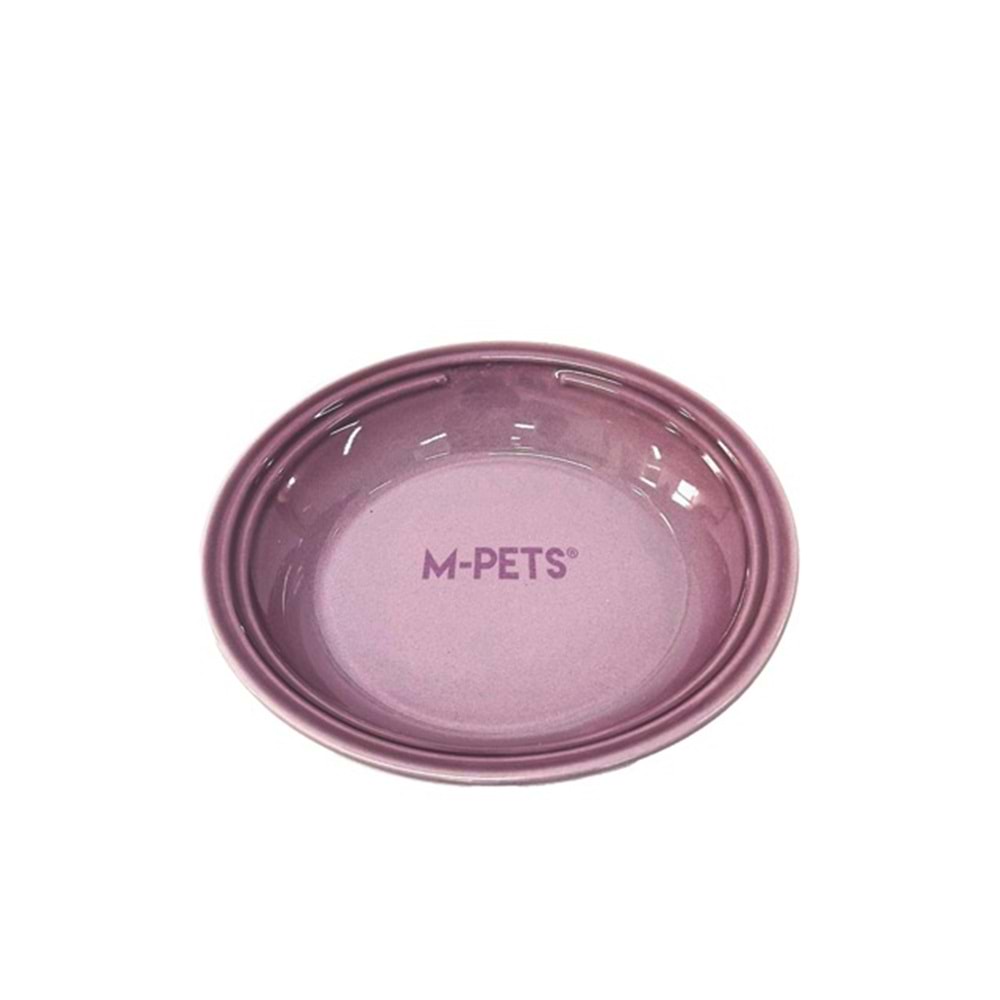 60566899 M-PETS PETJOY FLATTY SERAMİK MAMA KABI PURPLE 500ML