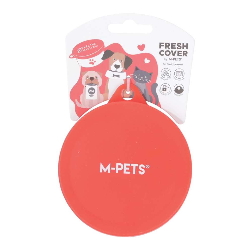 60567205 M-PETS FRESH COVER PLASTİK KONSERVE KAPAĞI RED